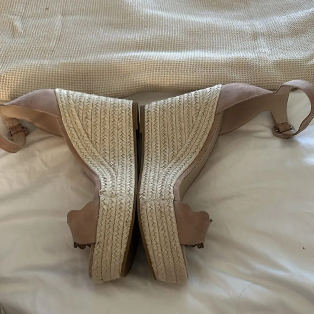 Pelle Moda Ryne Wedge – Blush Kid Suede | Women Wedges, size 9.5, NWT Pink - Image 4