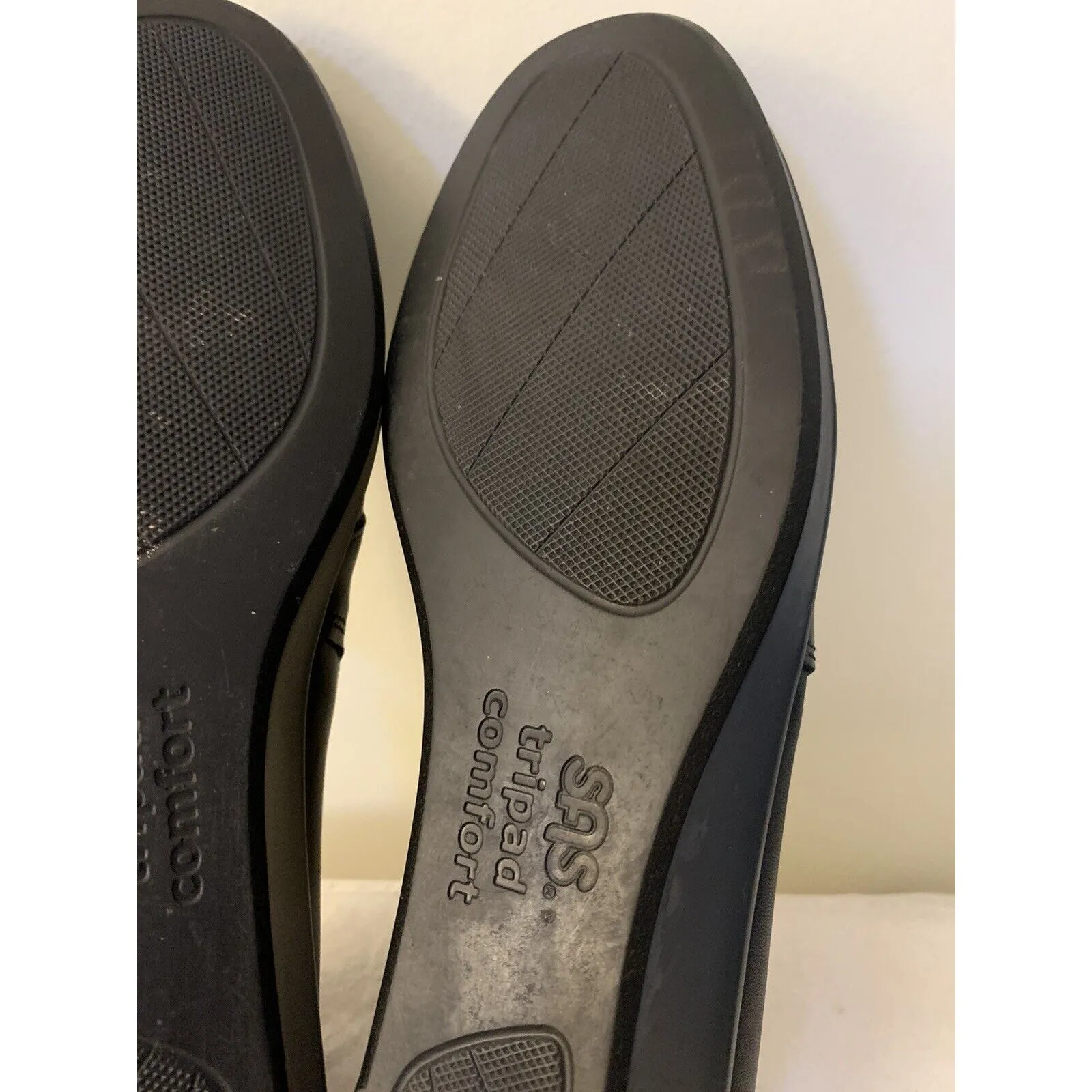 SAS Shoes Womens 9.5 Black Lizard Nora Slip On Loafer Leather Tripad Comfort - Image 10