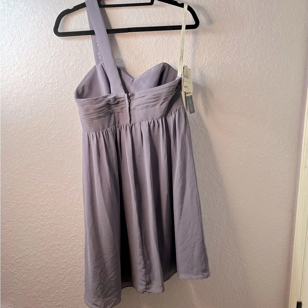 Alfred Angelo Party Dress Single Strap Victorian Lilac Size 10 New! - Image 2