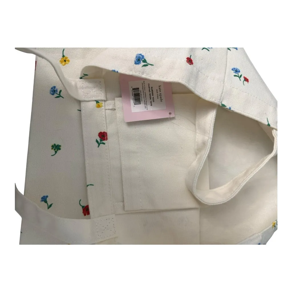 Kate Spade “Garden Toss” Canvas Book Tote NWT - Image 6