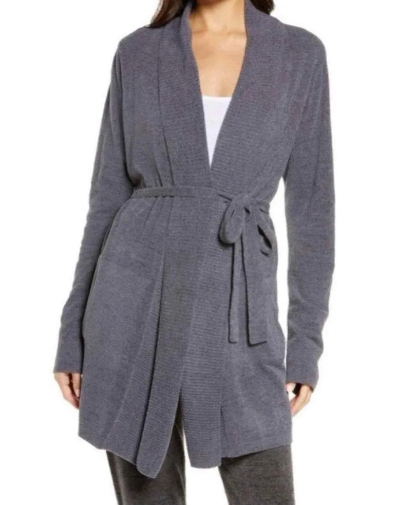 đź’•BAREFOOT DREAMSđź’• CozyChic Drape Rib Cardigan Ultra Lite Pacific Blue XL - Image 1