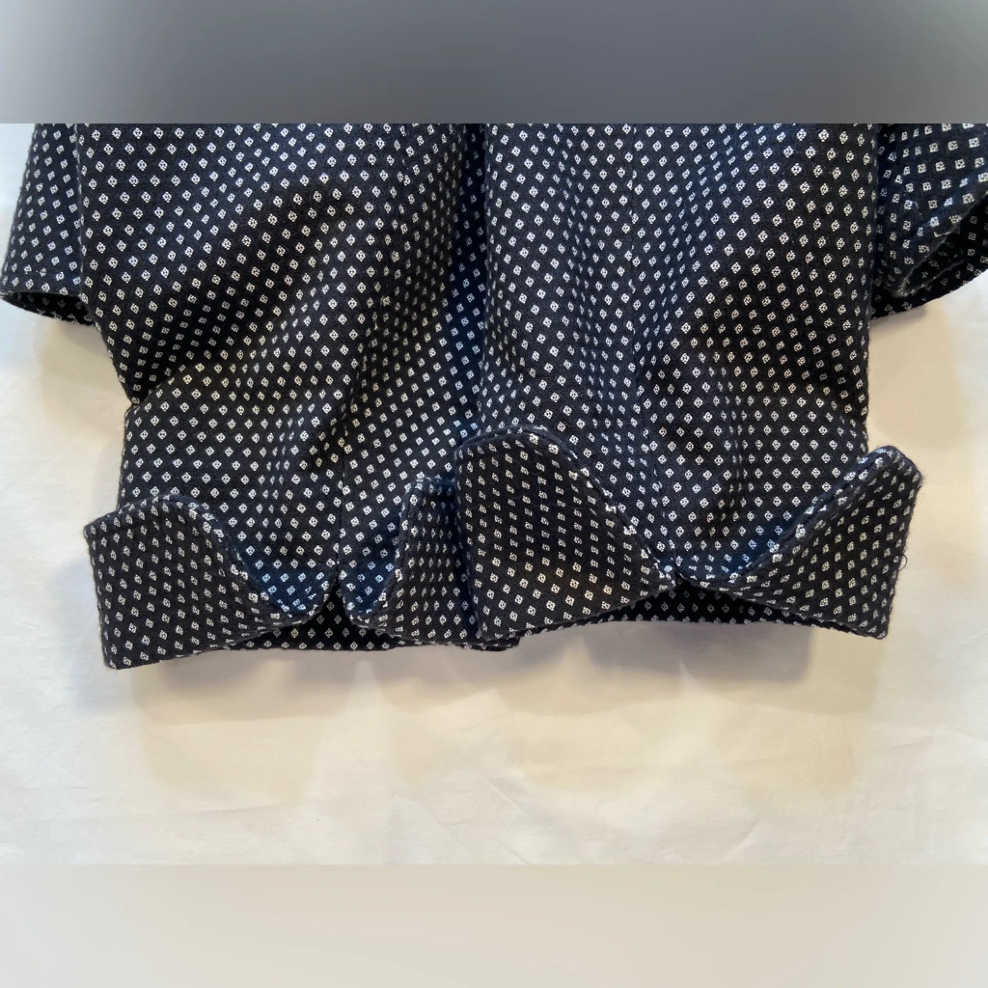 Ellen‎ Tracy black and white polka dot jacket, cuff sleeves, vintage,size 16 - Image 10