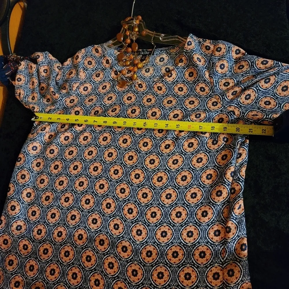 BeBop XL Mini Shift Dress Geometric Print Pullover - Image 11