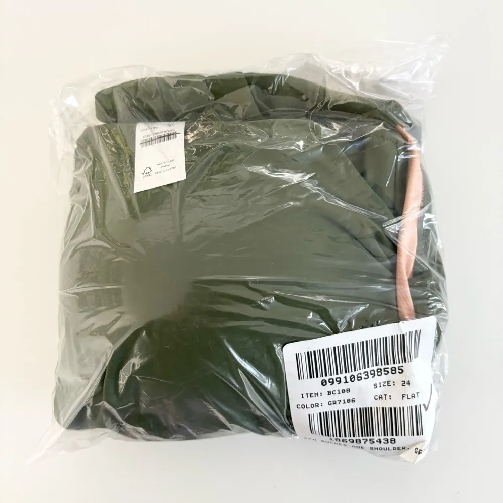 NWT J. Crew Ruched One-shoulder One-piece Green Olive - Image 6