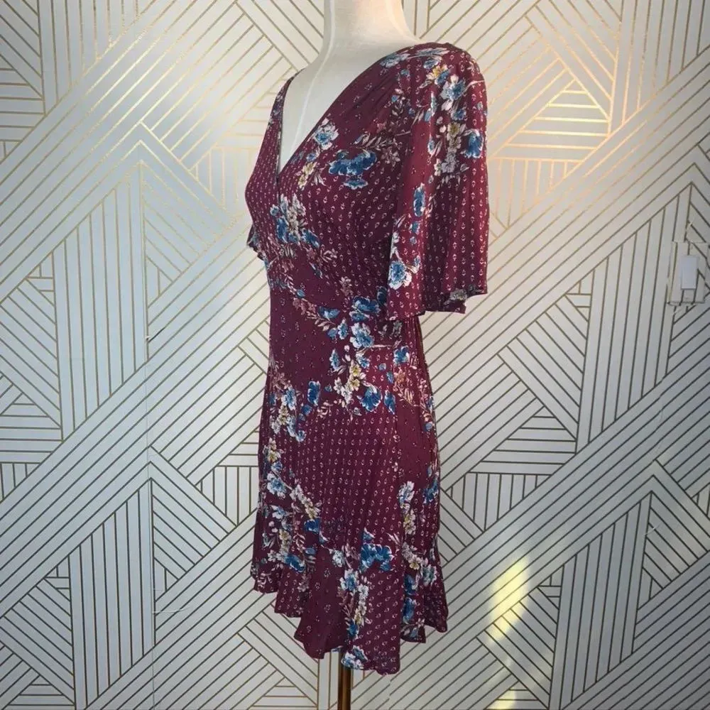 Band of Gypsies Samantha Floral‎ Cutout Dress - Image 6