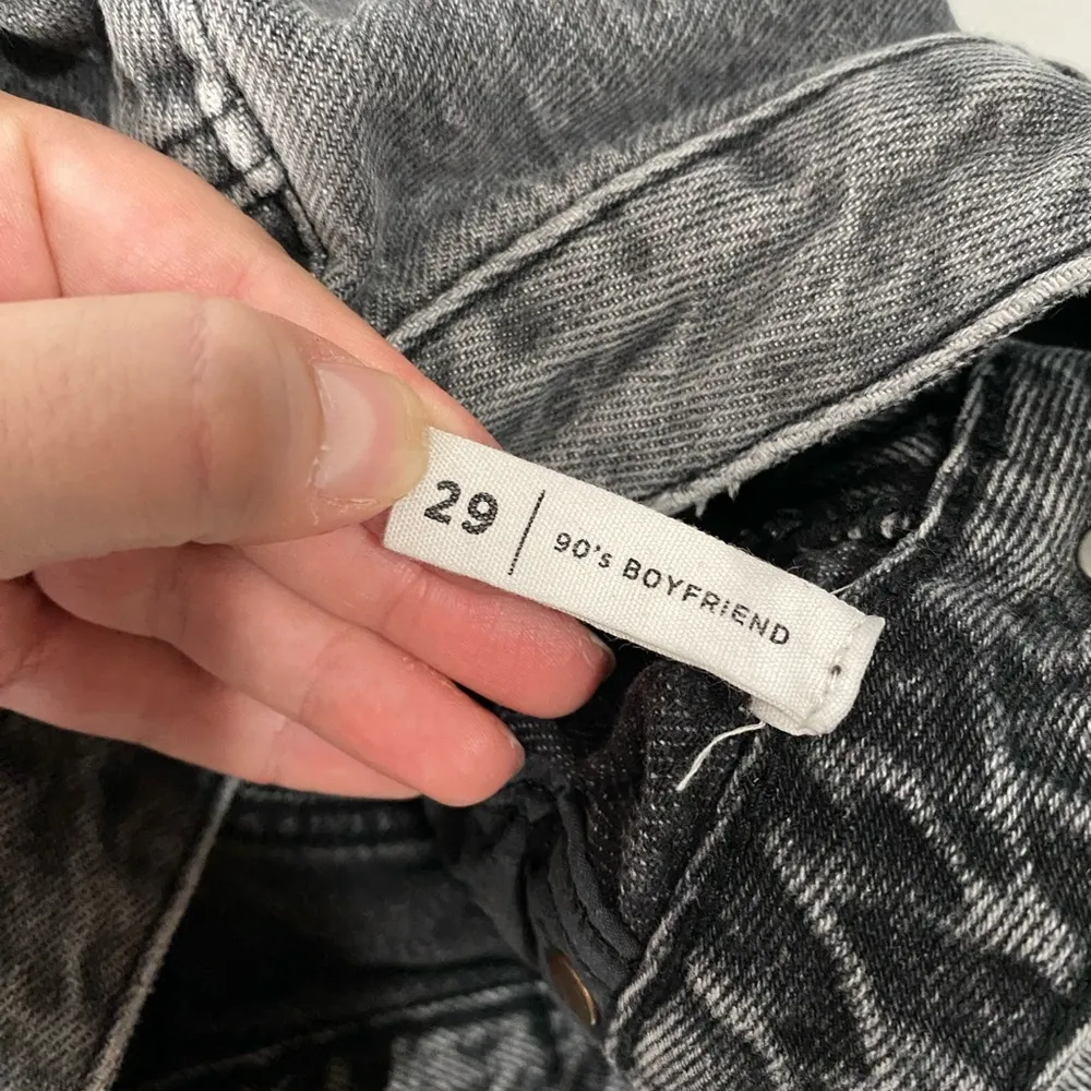 Pacsun Two-Tone Gray 90’s Boyfriend Jeans Size 29 Denim Baggy - Image 5