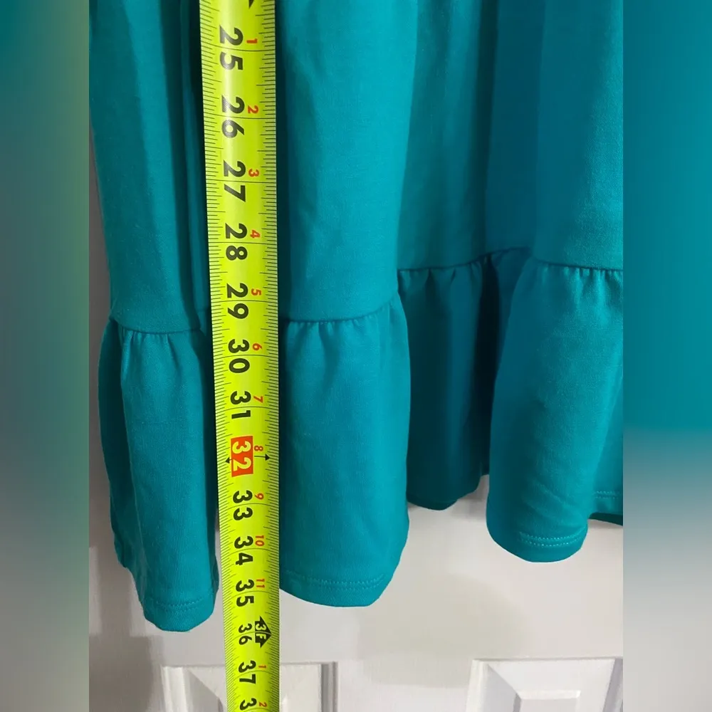 Crown & Ivy Blue Flutter Sleeve Midi Dress - Image 7