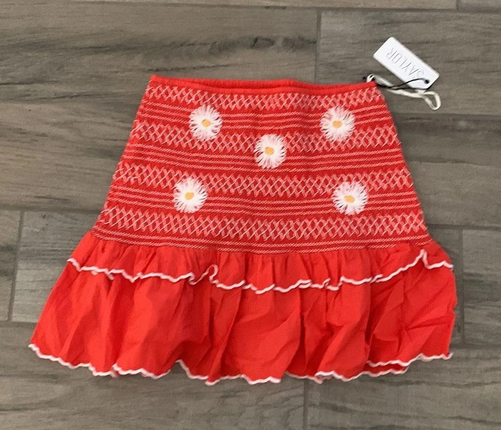 Saylor esmeralda daisy embroidery skirt - Image 4