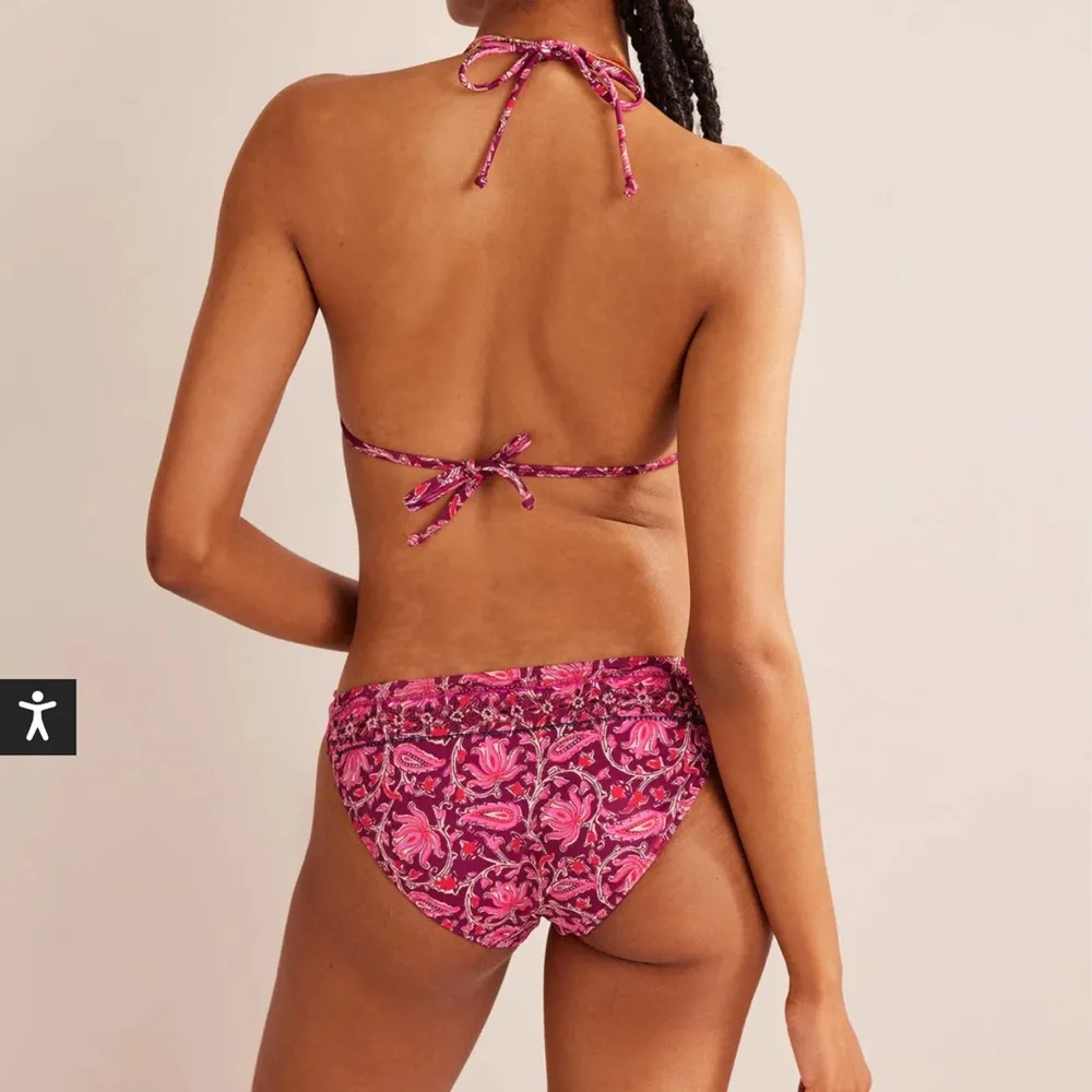 Boden Bead Embellished Bikini Top set size 14 bik 16 Pink - Image 2