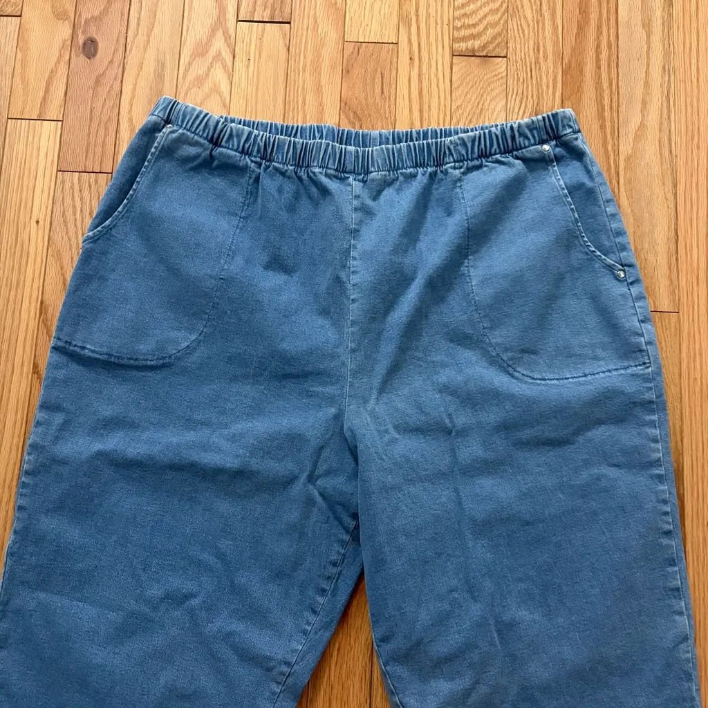 Quacker Factory  XL Capri denim jeans - Image 2