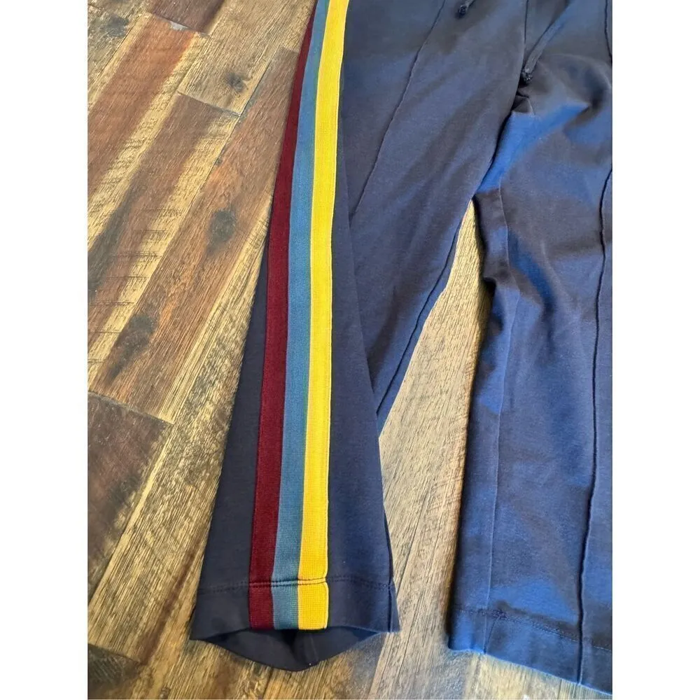 Spiritual gangster striped track pants size xs cropped - Image 3