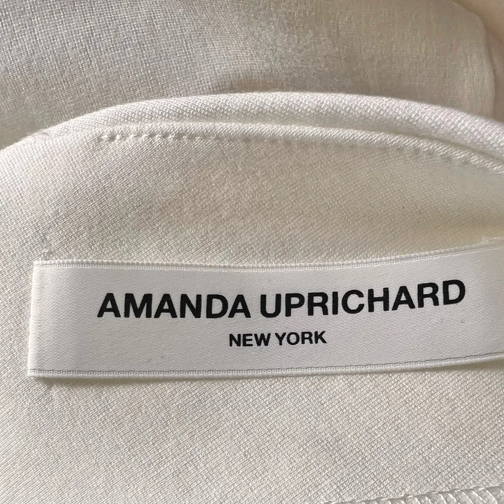 Amanda Uprichard Eclipse White Ruffle Dress Size Large - Image 8