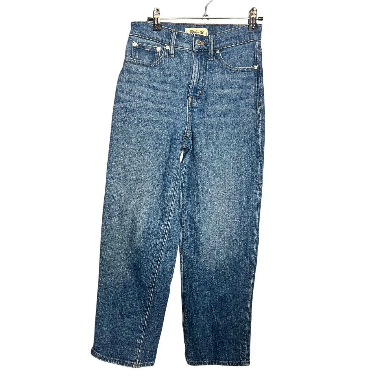 Madewell The Petite Perfect Vintage Wide-Leg Jean in Leifland Wash Size 25P - Image 5