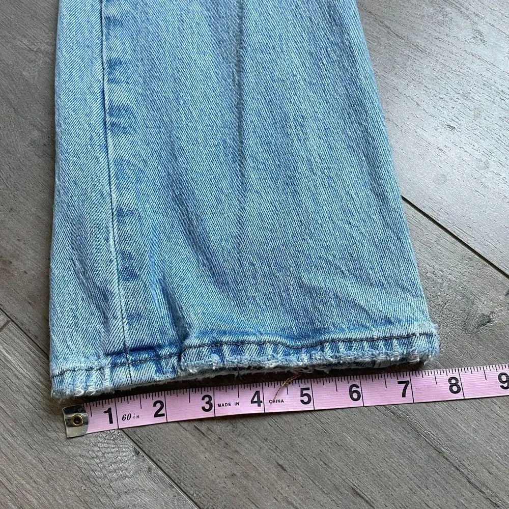 Abercrombie & Fitch Jeans 27 4 Regular Blue 70s Vintage Flare Ultra High Rise - Image 9