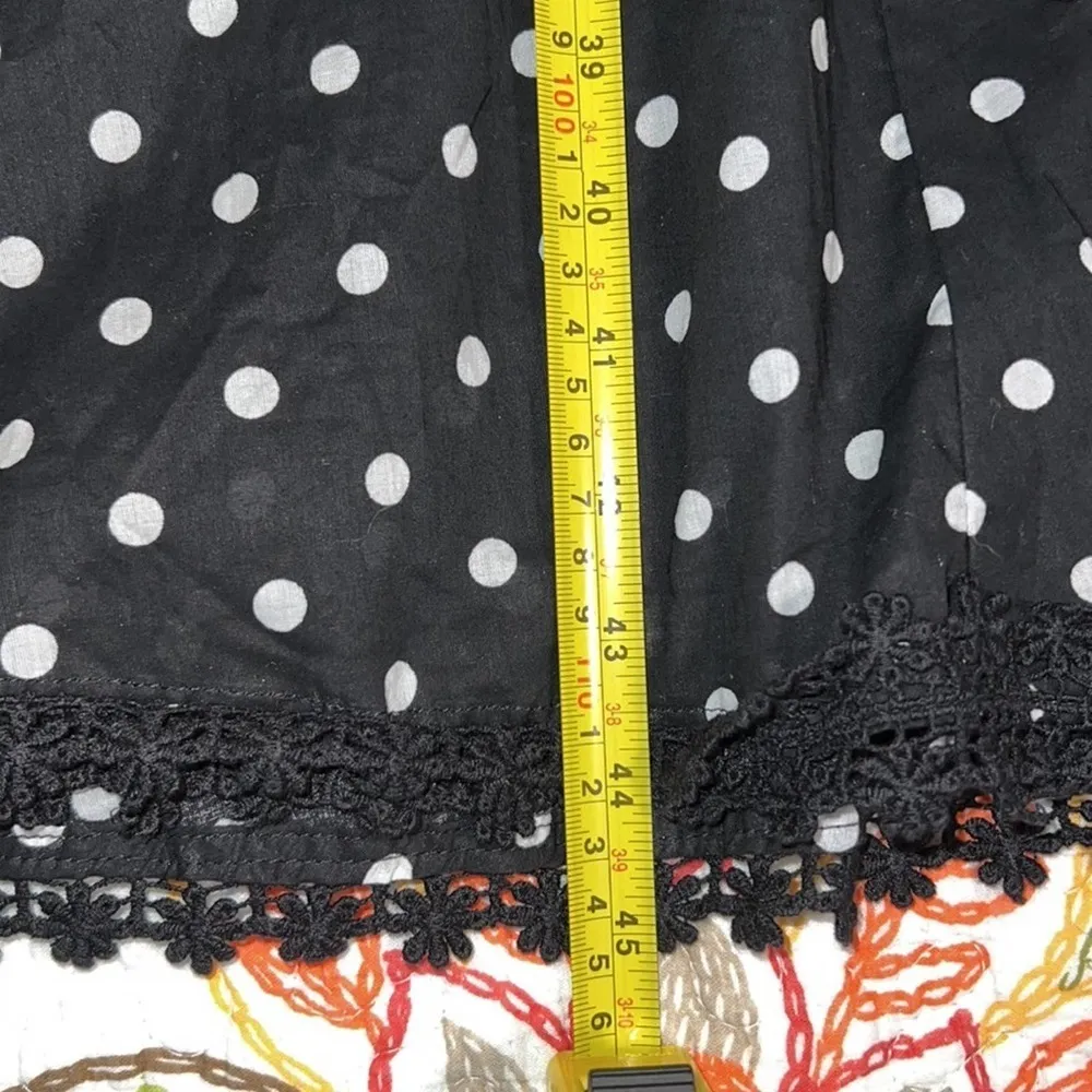 LANE BRYANT size 14/16 cold shoulder ruffle polka dot dress lined dress up new - Image 6