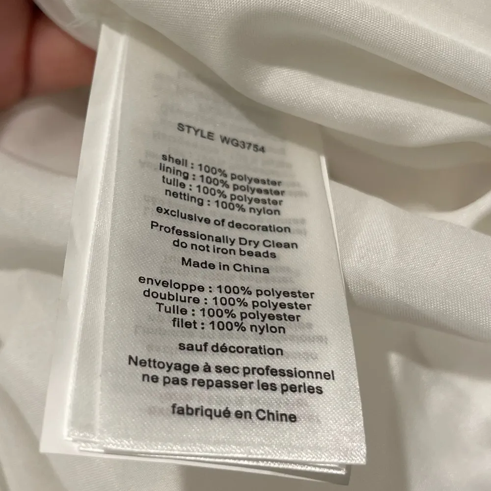 David’s Bridal Jewel Crystal Chevron Tulle Princess Wedding Quinceañera … - Image 7