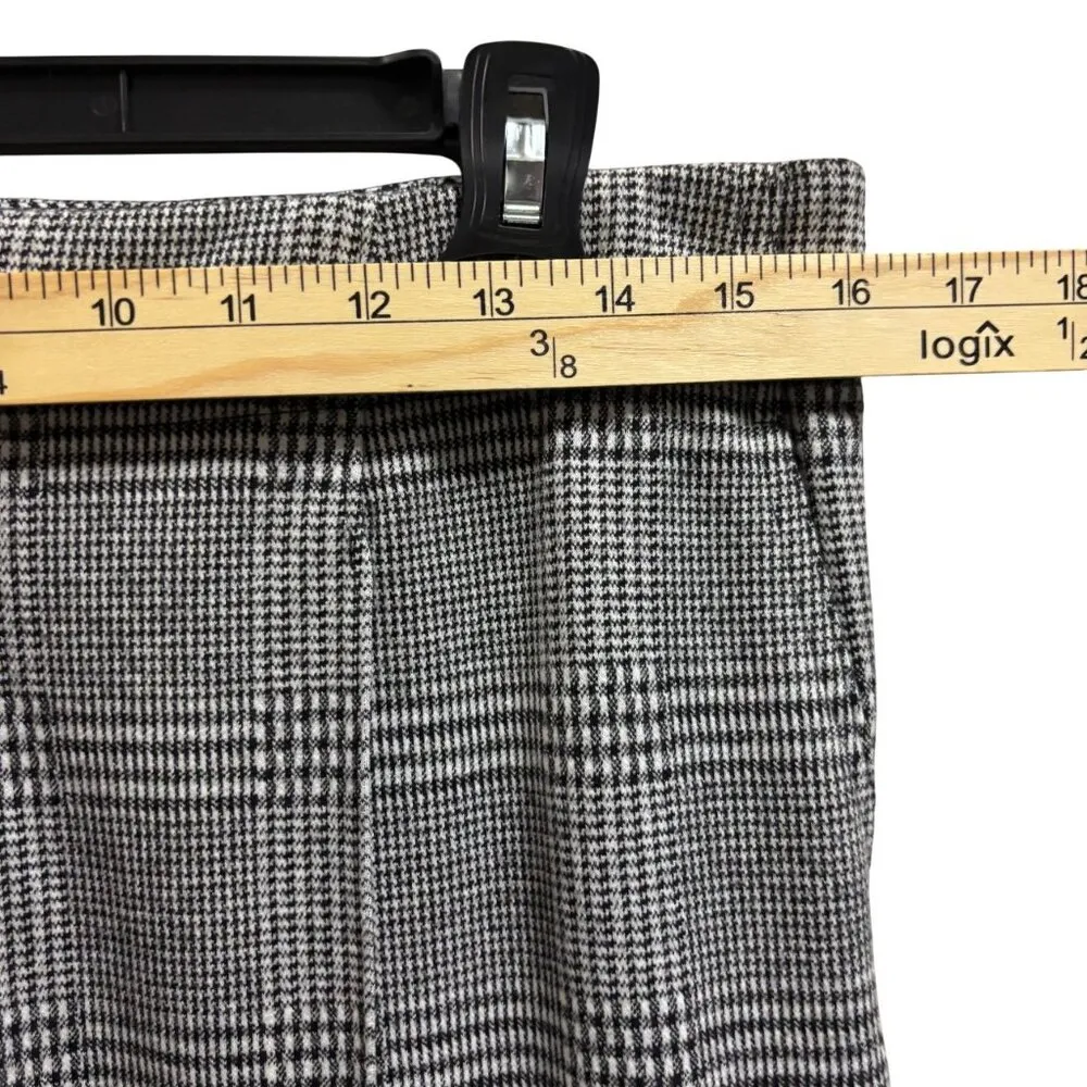 Jason Wu Collective Womens Plaid Trousers Size 12 Black & White - Image 6
