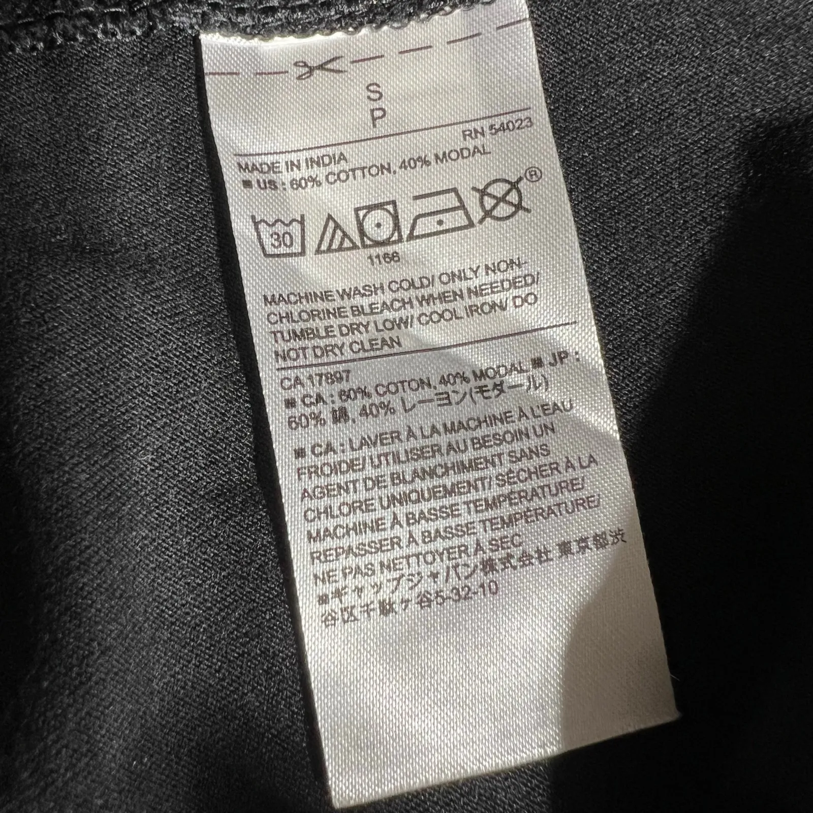 Banana Republic Womens Henley T Shirt Top Oversized Short Sleeve Black Small - Image 9