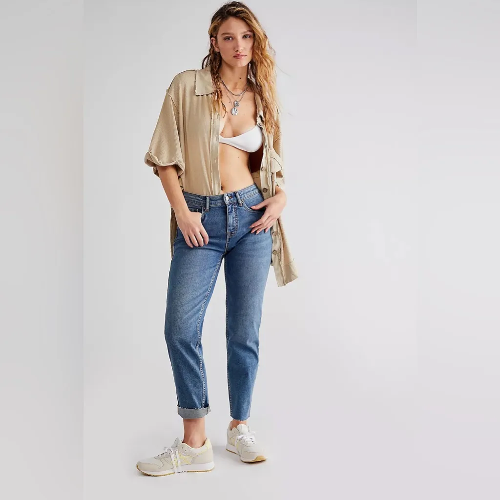 Free People Curvy High-Rise Vintage | CRVY High-Rise Vintage Straight Jeans - Image 10