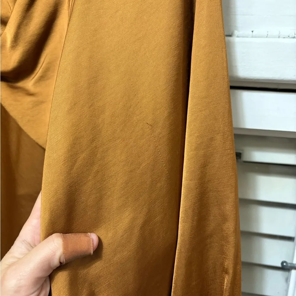 Significant Other Demi Backless Long-Sleeve Column Gown - Caramel - Image 9