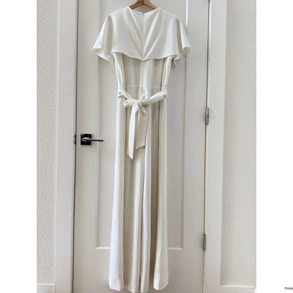 Alex Marie Beth White Jumpsuit Size 14 NWT - Image 3