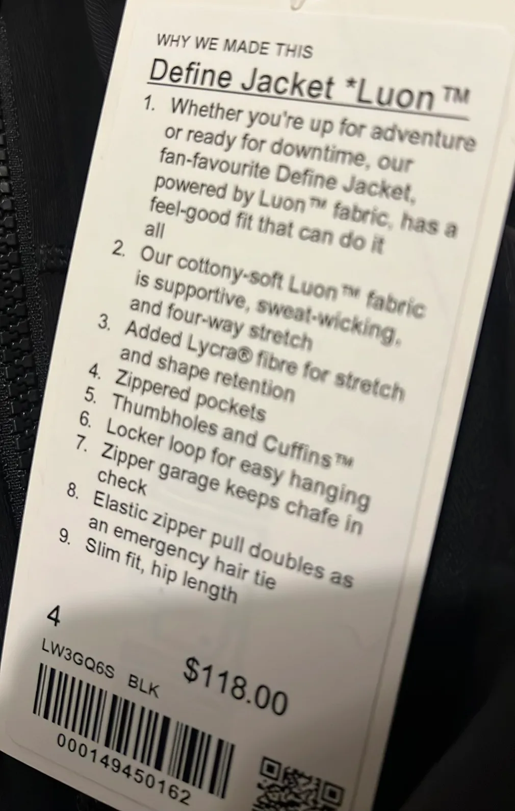 Lululemon Black Define Jacket - Image 6