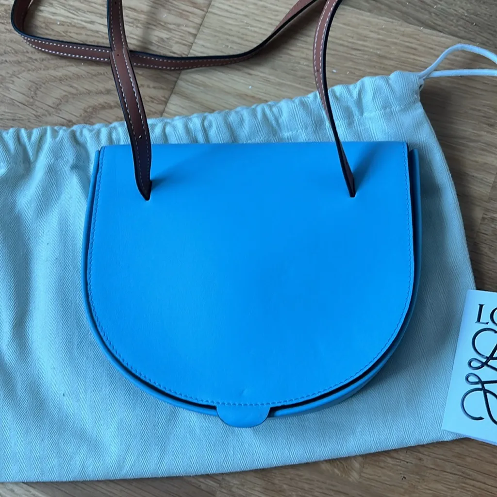 Loewe x Ghibli Totoro large heel bag in blue - Image 5