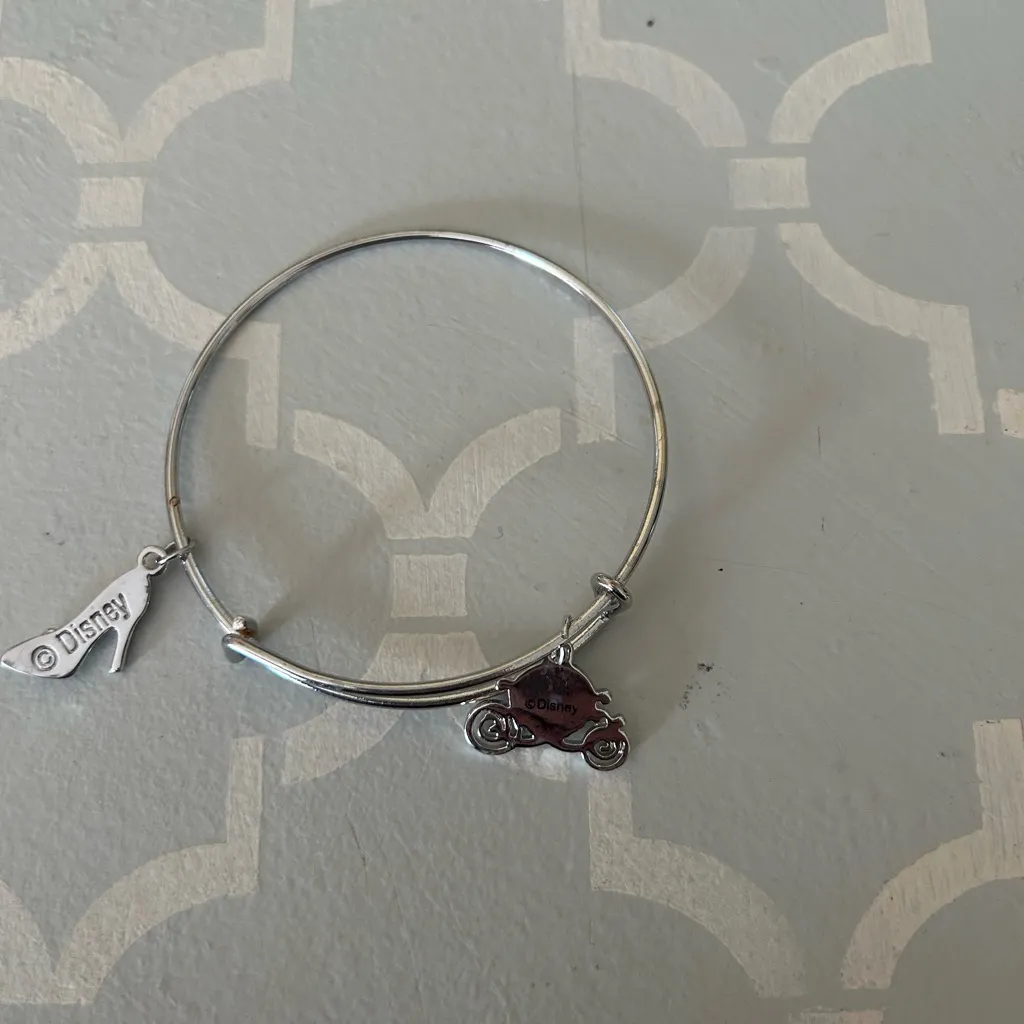 Disney Cinderella Silver Bracelet with Slipper & Pumpkin Carriage Charms - Image 10