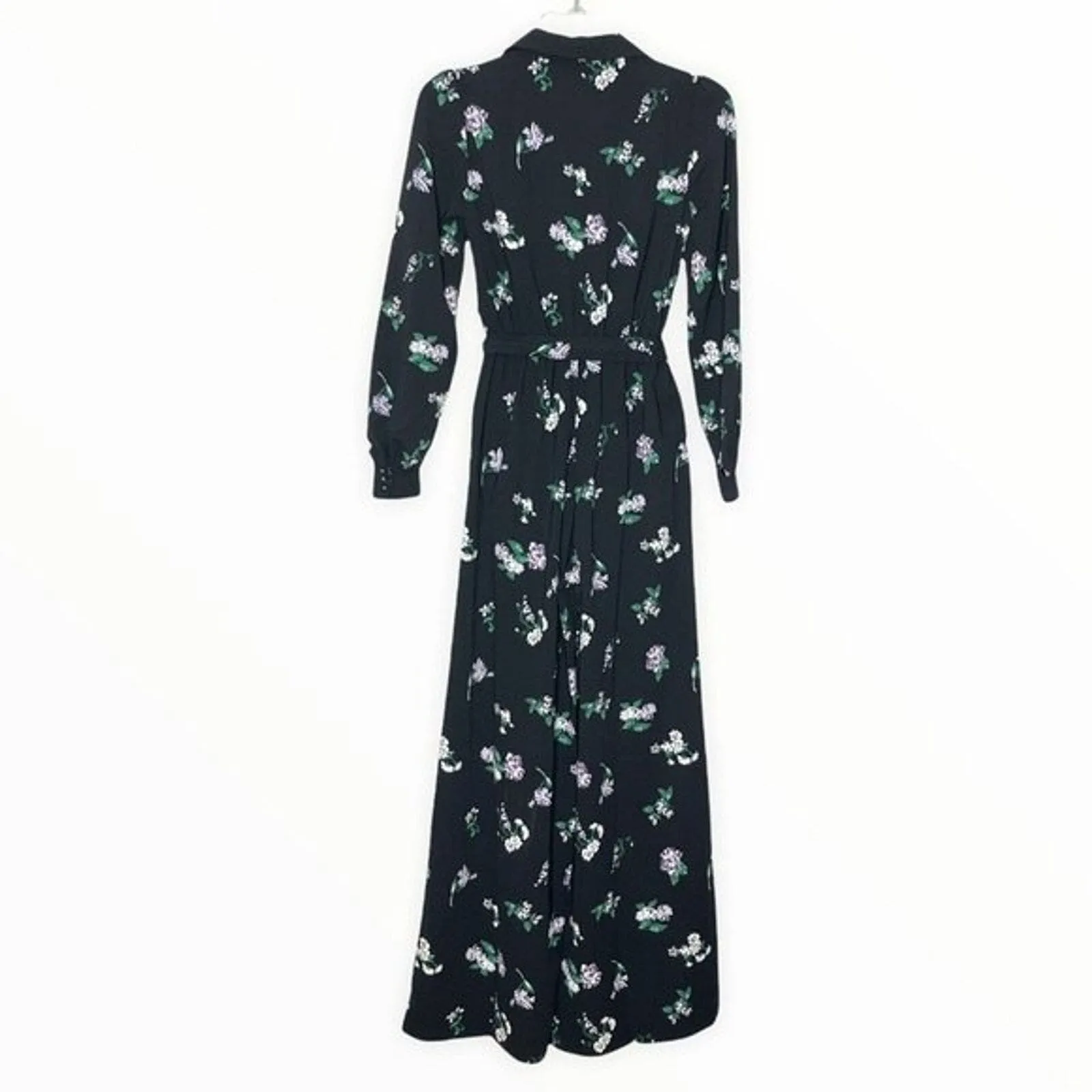 ModCloth‎ Jumpsuit Womens XXS Black White Floral Everything & More Bloomcore - Image 2