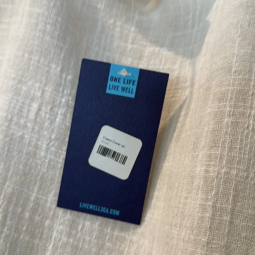 Labiz Cream boho cover up Small NWT - Image 8