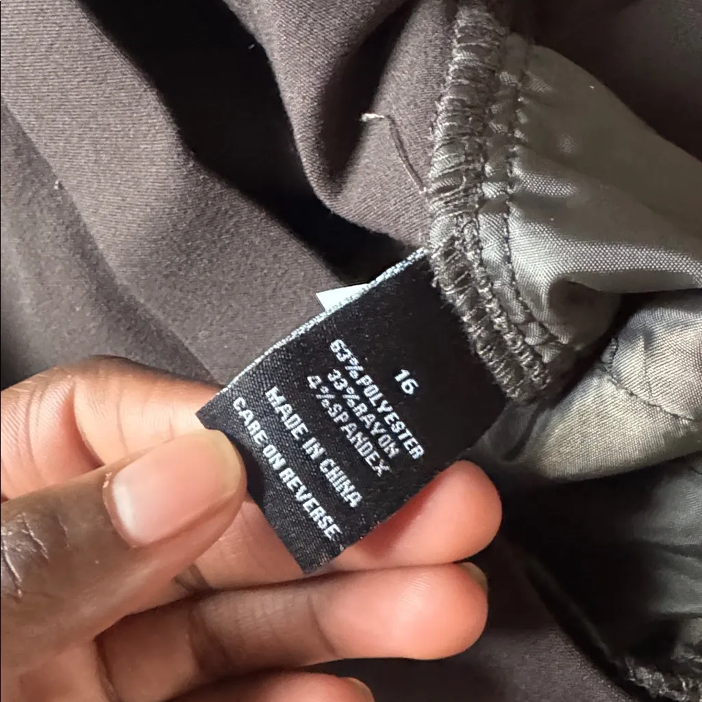 Briggs Brown Comfort Waistband Pants SIZE 16 - Image 6