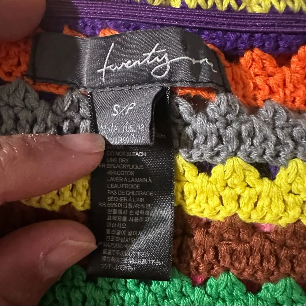 Multicolor Crochet Halter Top - Image 4