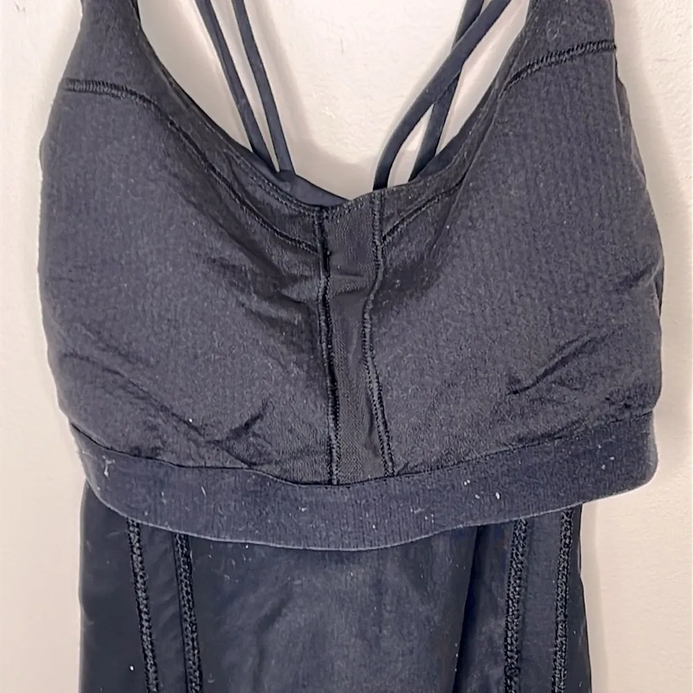 Lululemon Free To Be Tank Black Size 6 Yoga Workout Running‎ Athleisure GUC - Image 7