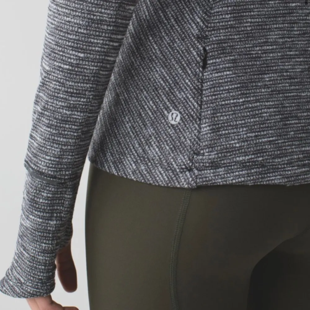 Lululemon Kanto Catch Me Long Sleeve Coco Pique 8 - Image 5
