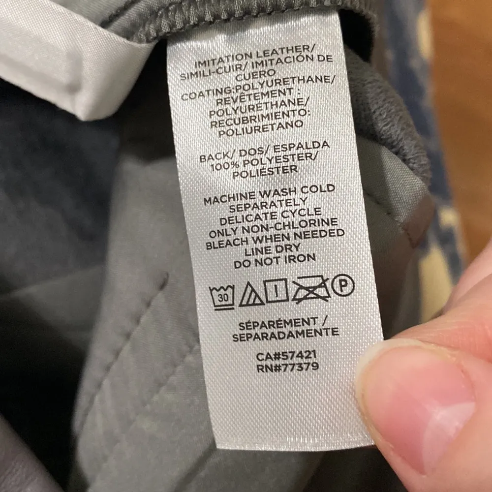 New Ann Taylor Faux Leather High Waist Ankle Pant in Fresh Graphite size 14 tall - Image 13