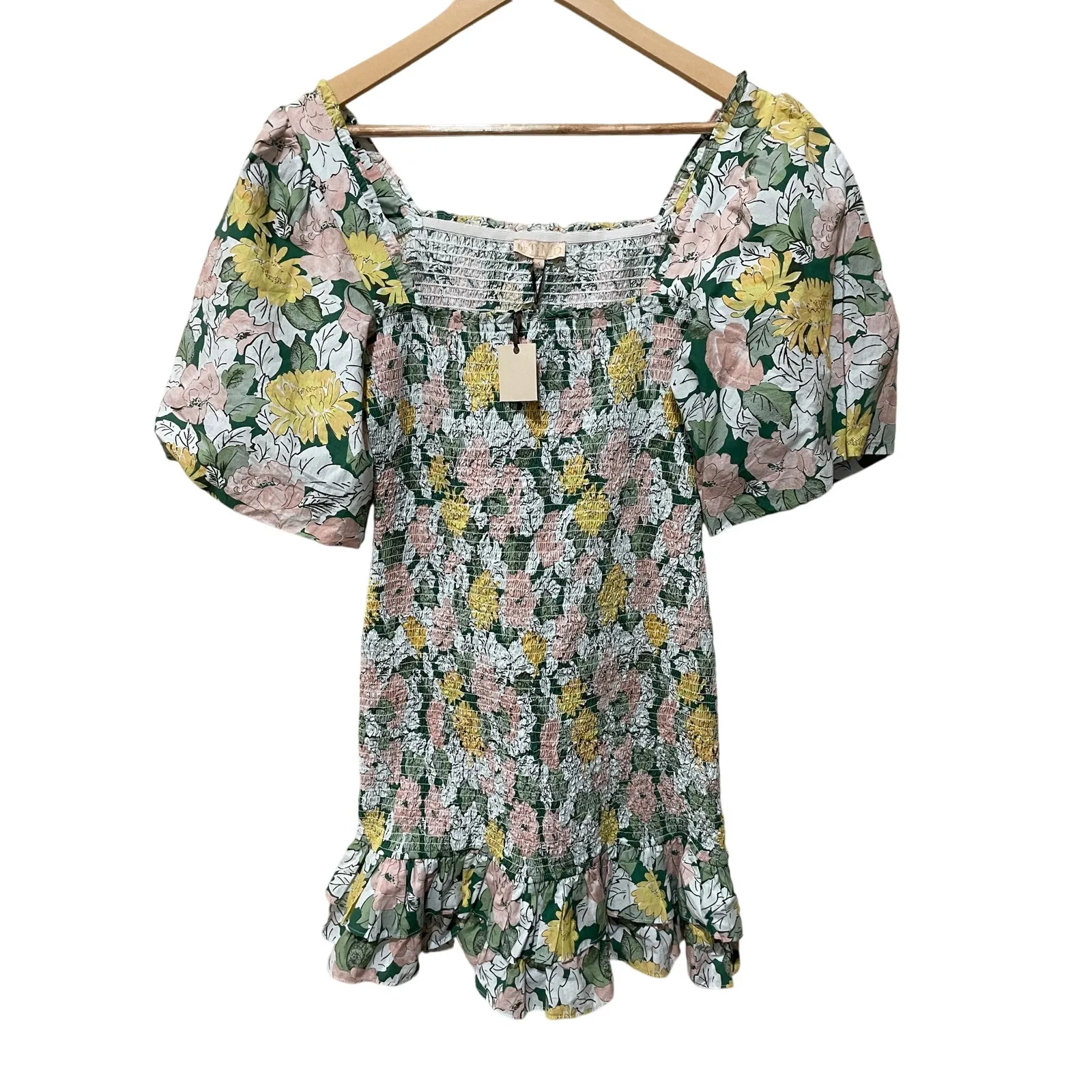 byTiMo Festive‎ Cotton Smocking Dress Size Small NWT - Image 6