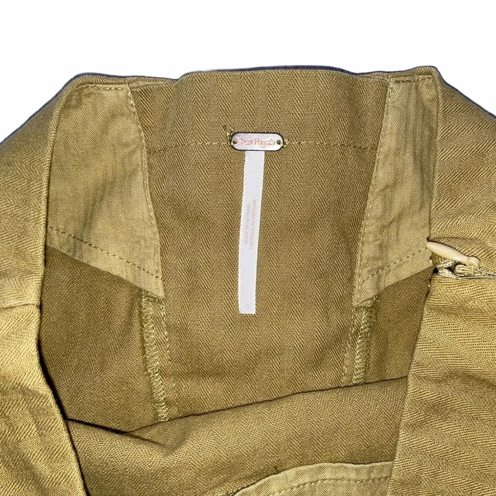 NWT FREE PEOPLE Positano denim laceup skirt sz 0 - Image 6