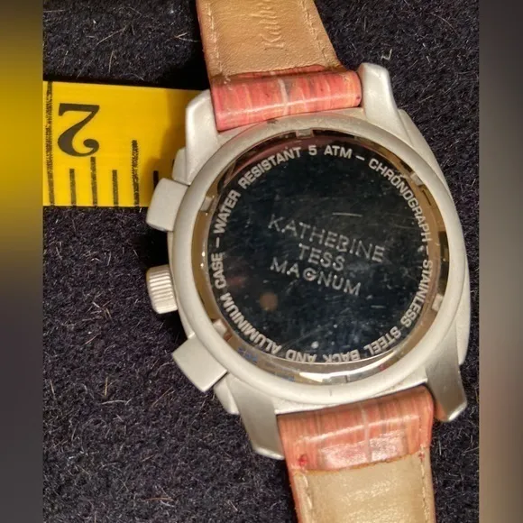 Katherine Tess watch,‎ large,pink band Pink - Image 5