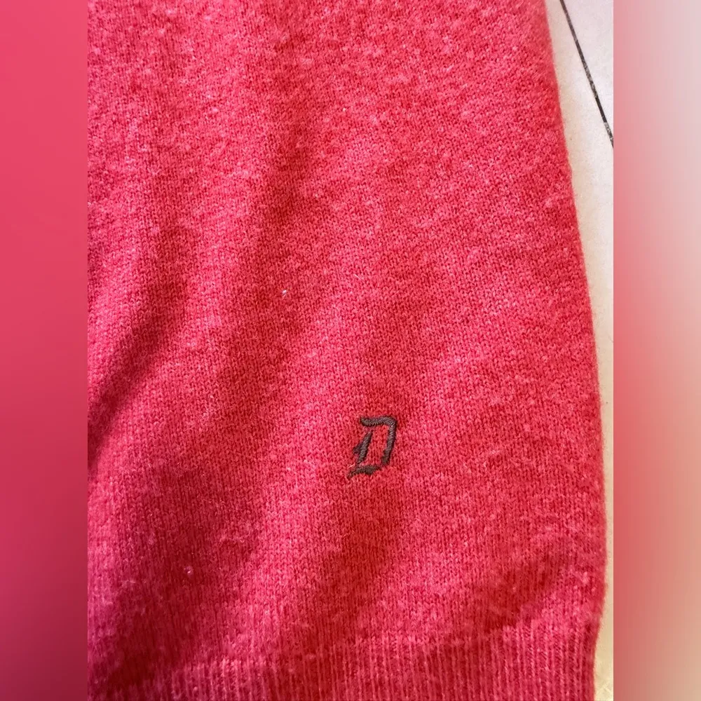 Dondup Sweater Cashmere Merino Wool lamb elbow leather patch Size L man Brown Size L - Image 10