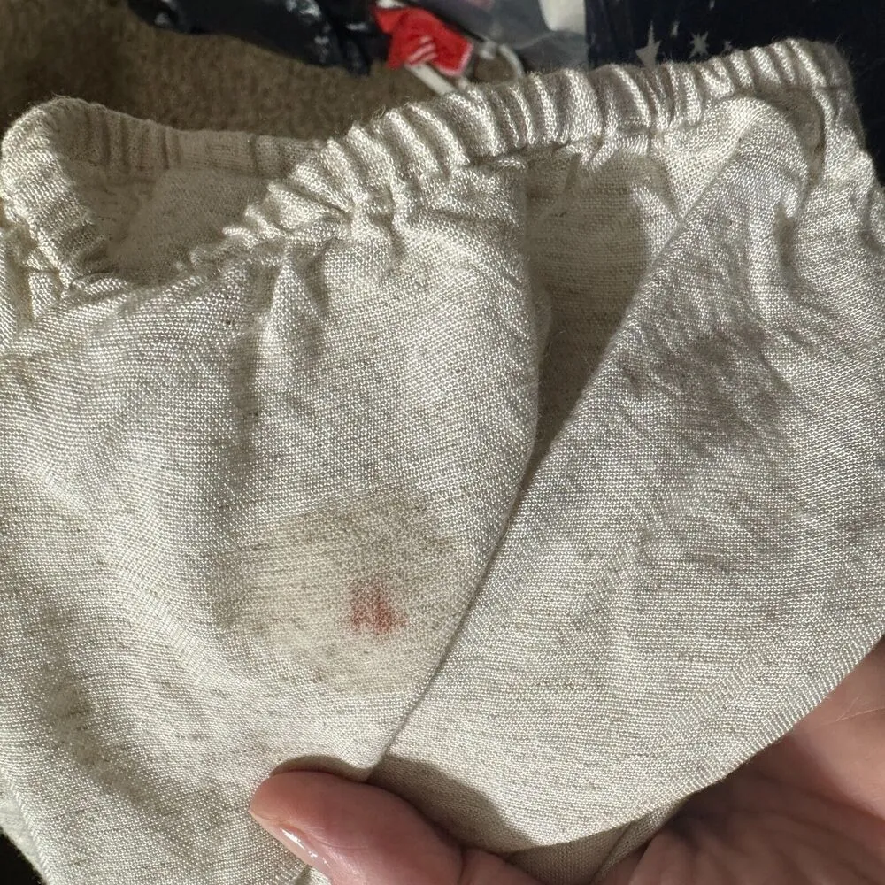 Mlle Gabrielle Dress Womens XL Tiered Cream Beige Fairy Babydoll Boho Mini - Image 8