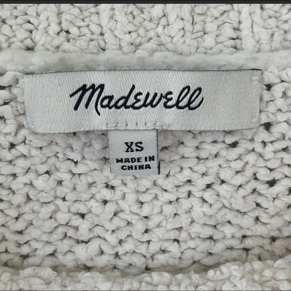 Madewell ivory Montford Fringe Pullover Sweater - Image 7