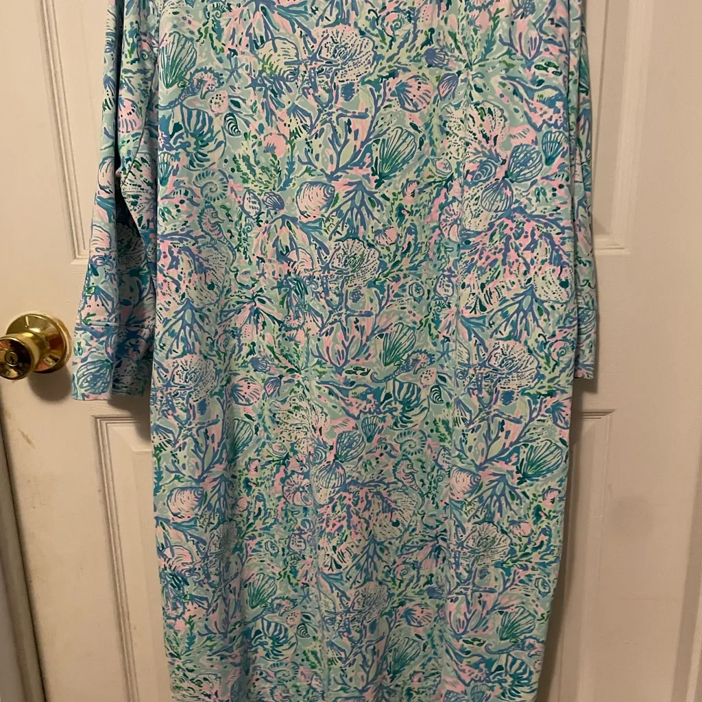 Lilly Pulitzer Pastel Floral Long Sleeve Dress - Image 2