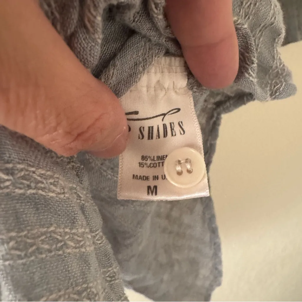 CP SHADES Linen Blend Shirt Dress - Image 3