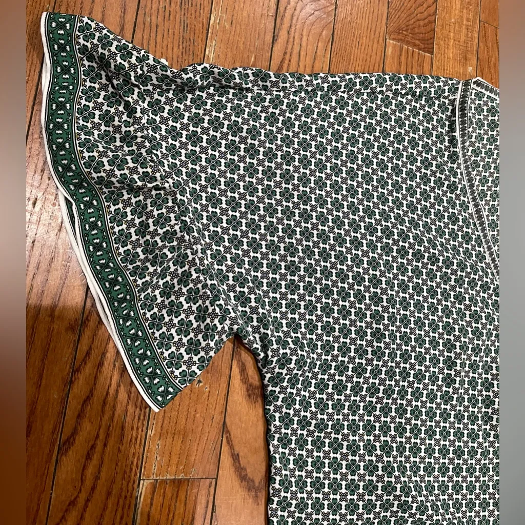 Max Studio Black and White Geometric Blouse - Image 5