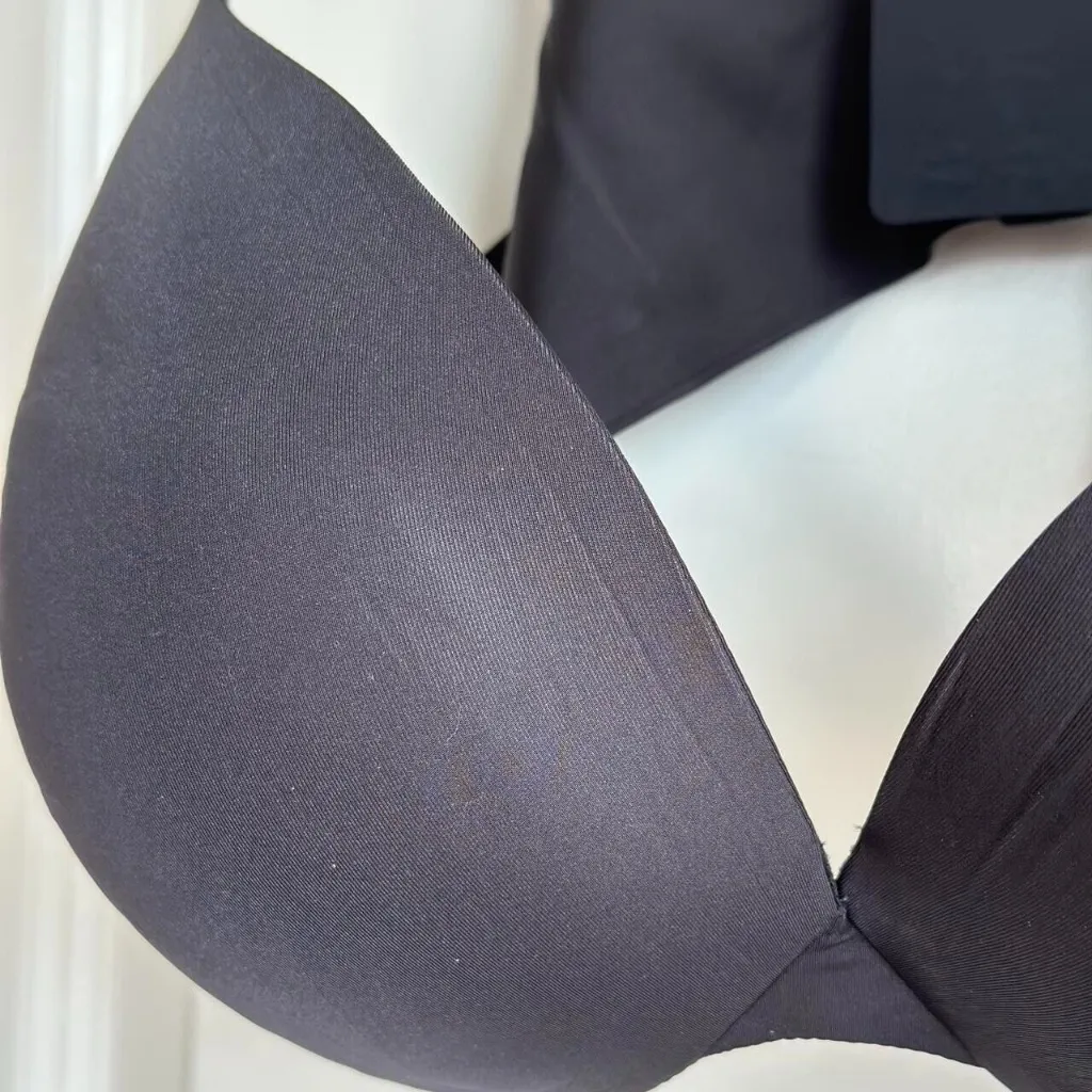 Skims Ultimate Collection Teardrop Push-Up Plunge Bra in Onyx - Size 42D - Image 5