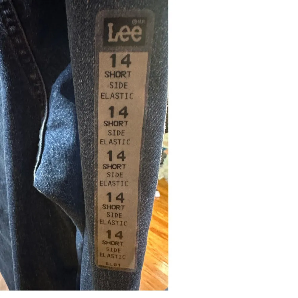 Lee Original High Waisted Mom Jeans Classic Relaxed Fit Vintage Style MediumWash - Image 6