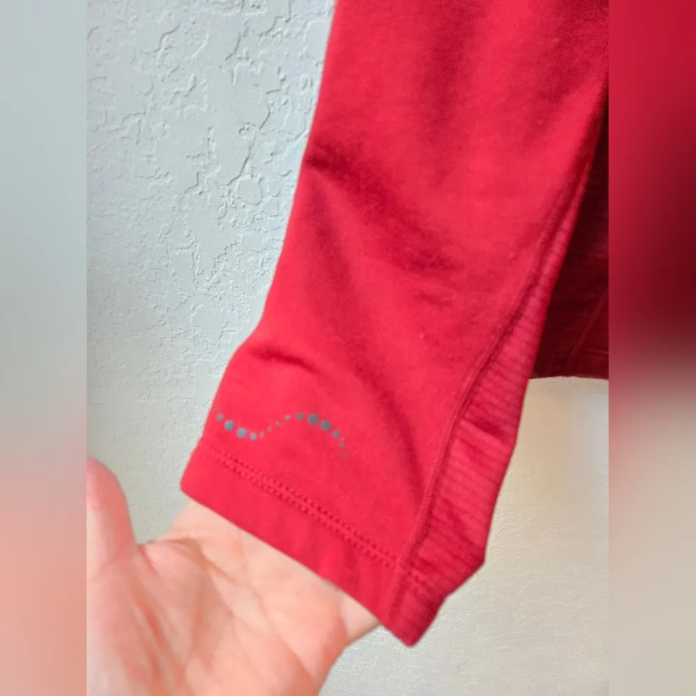 REI Women’s Red Fleece Jacket Size Large - Image 3