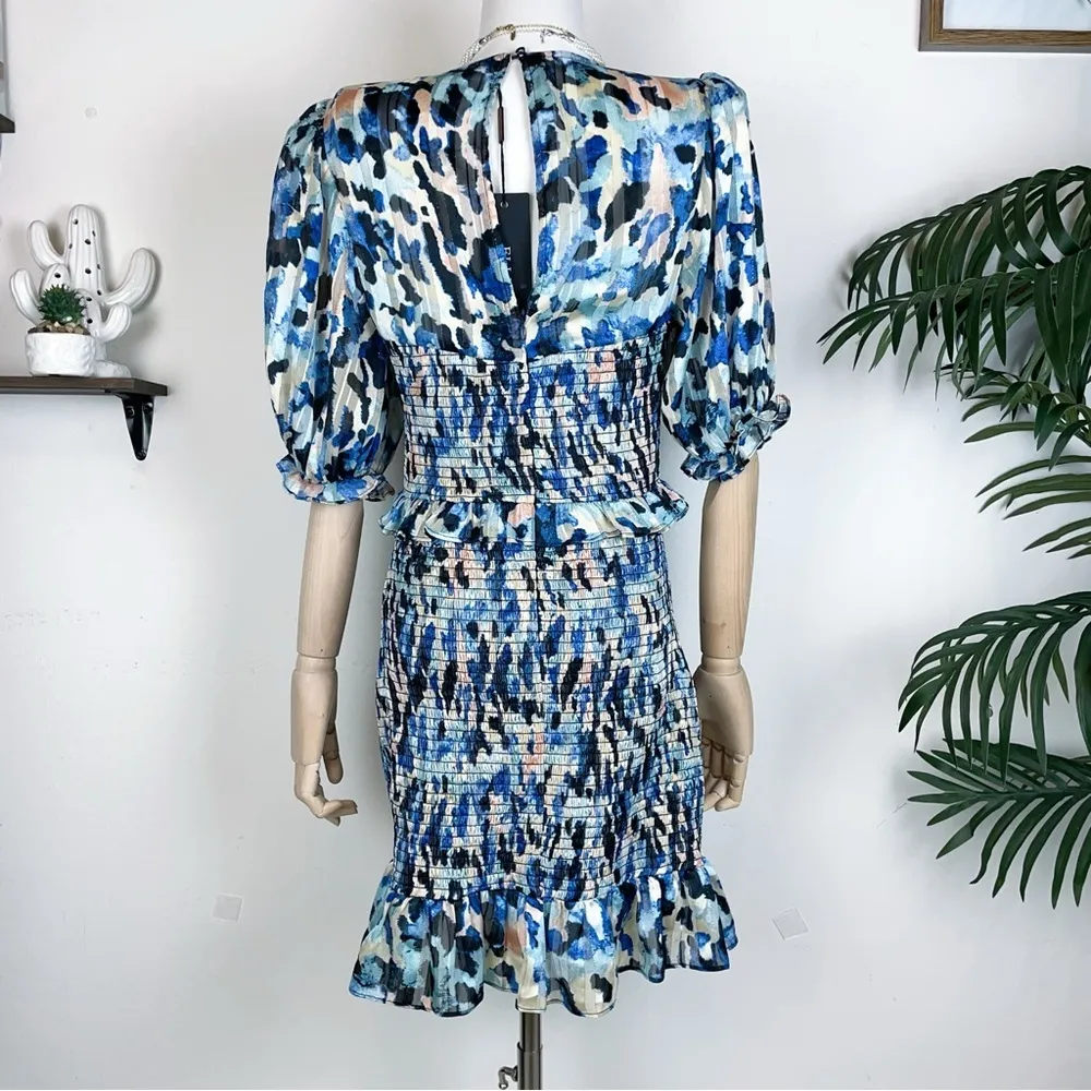 Elliatt Incubus Mini Dress in Blue Multi Size Small NWT - Image 10