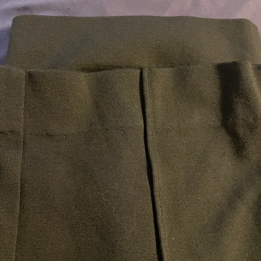 Soft Surroundings Brown Pull On Elastic Waist Thick Crop Pants Sz L - Image 10