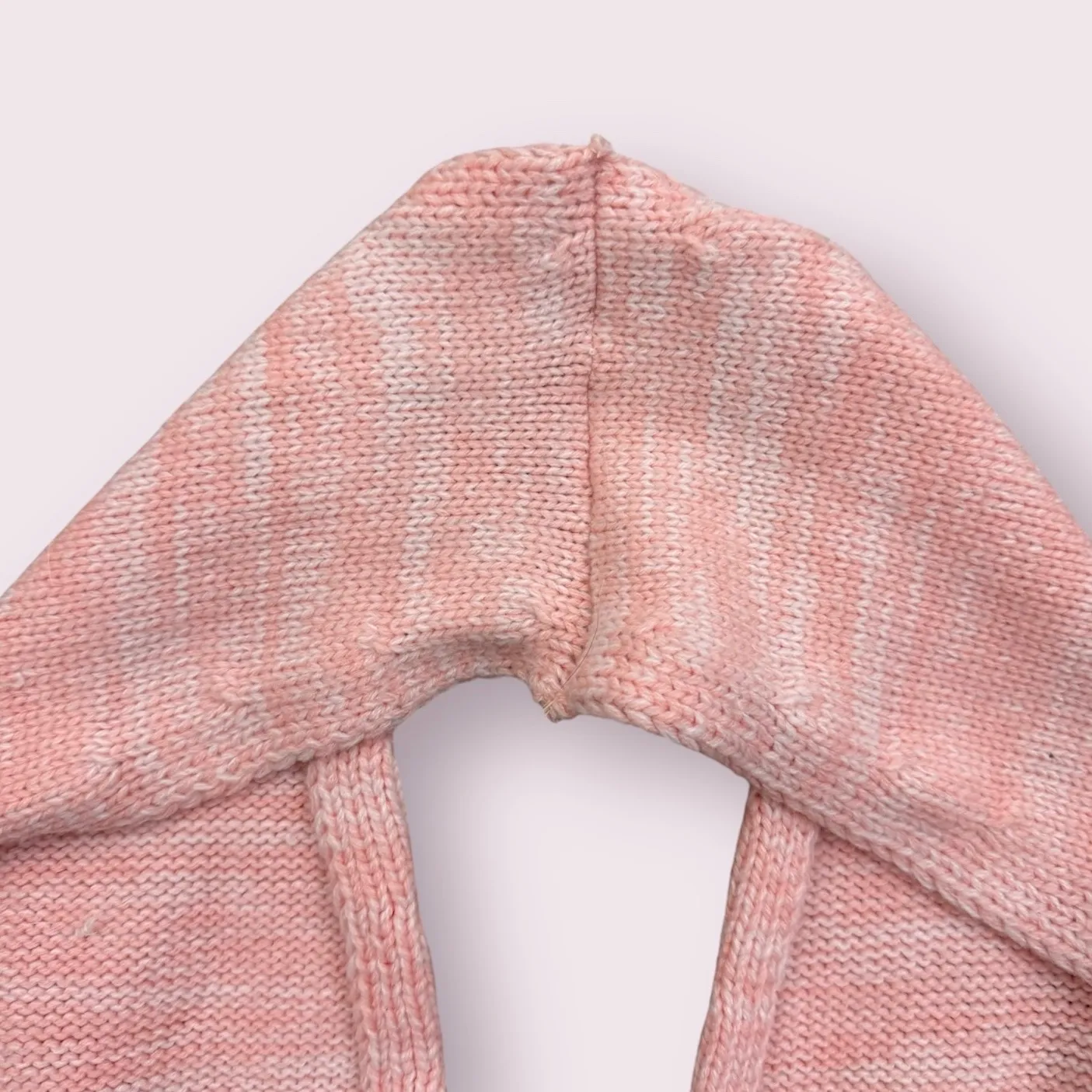 Handmade Y2K Vibes Light Baby Pink Sweater Backless Halter Neck Sleeveless Top Size One Size - Image 11